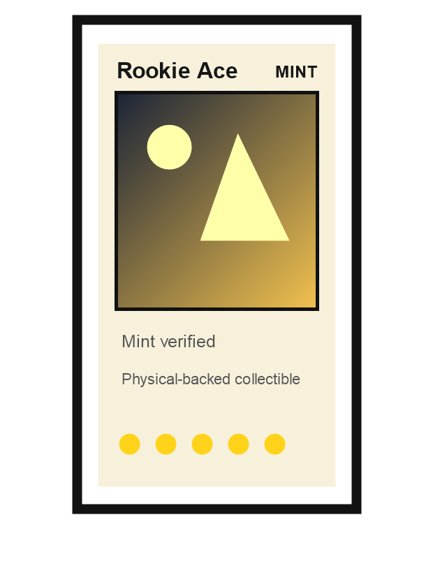 Rookie Ace card